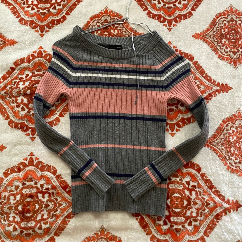 ribbed sweater top